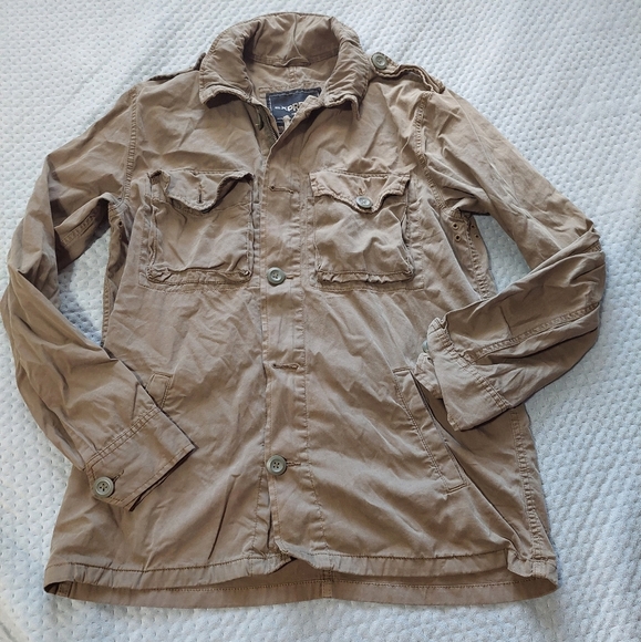 Express Men's Olive Jacket - Picture 1 of 5